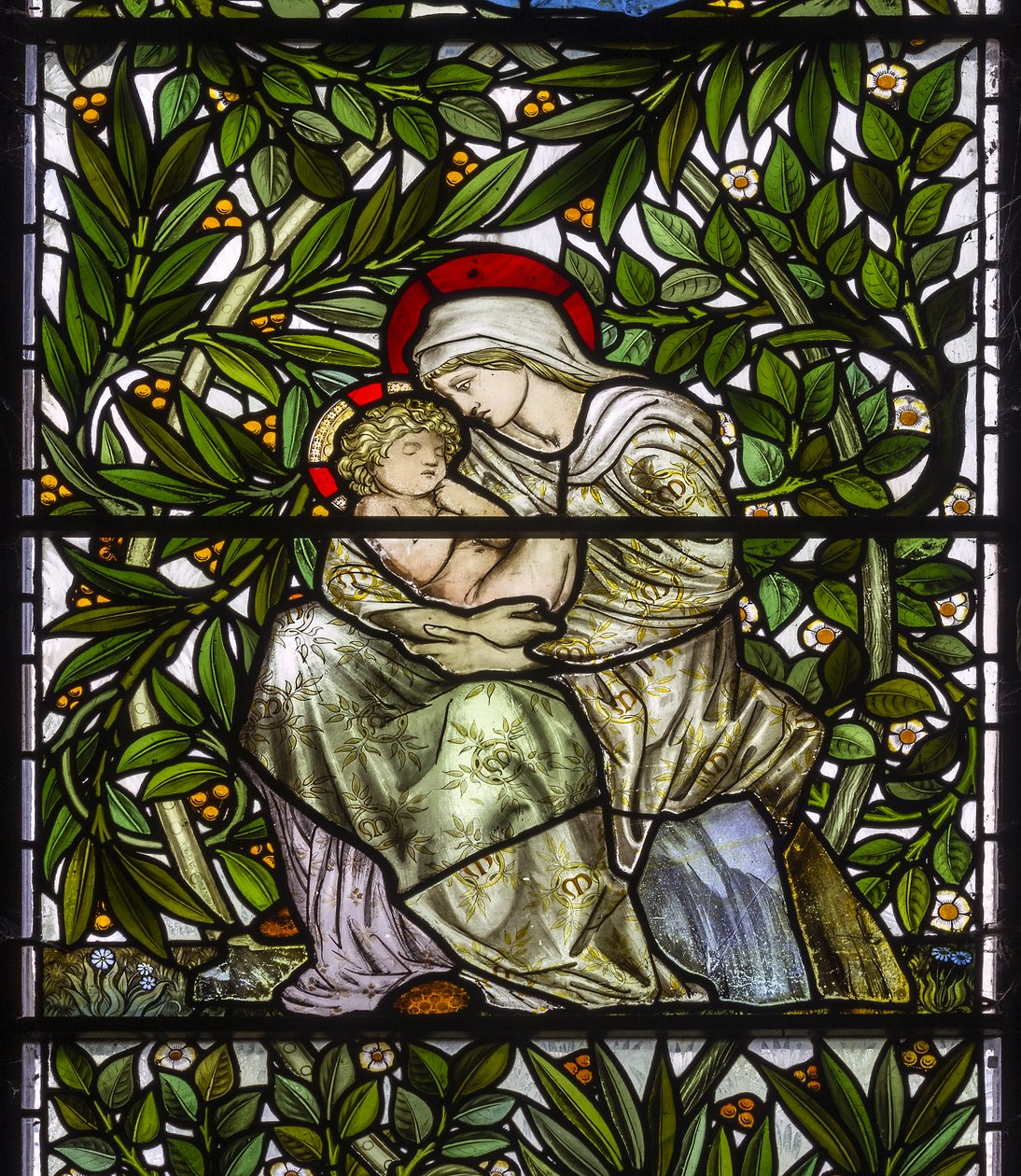 Nun Monkton, St Mary, Madonna e Bambino da Edward and Morris Burne Jones