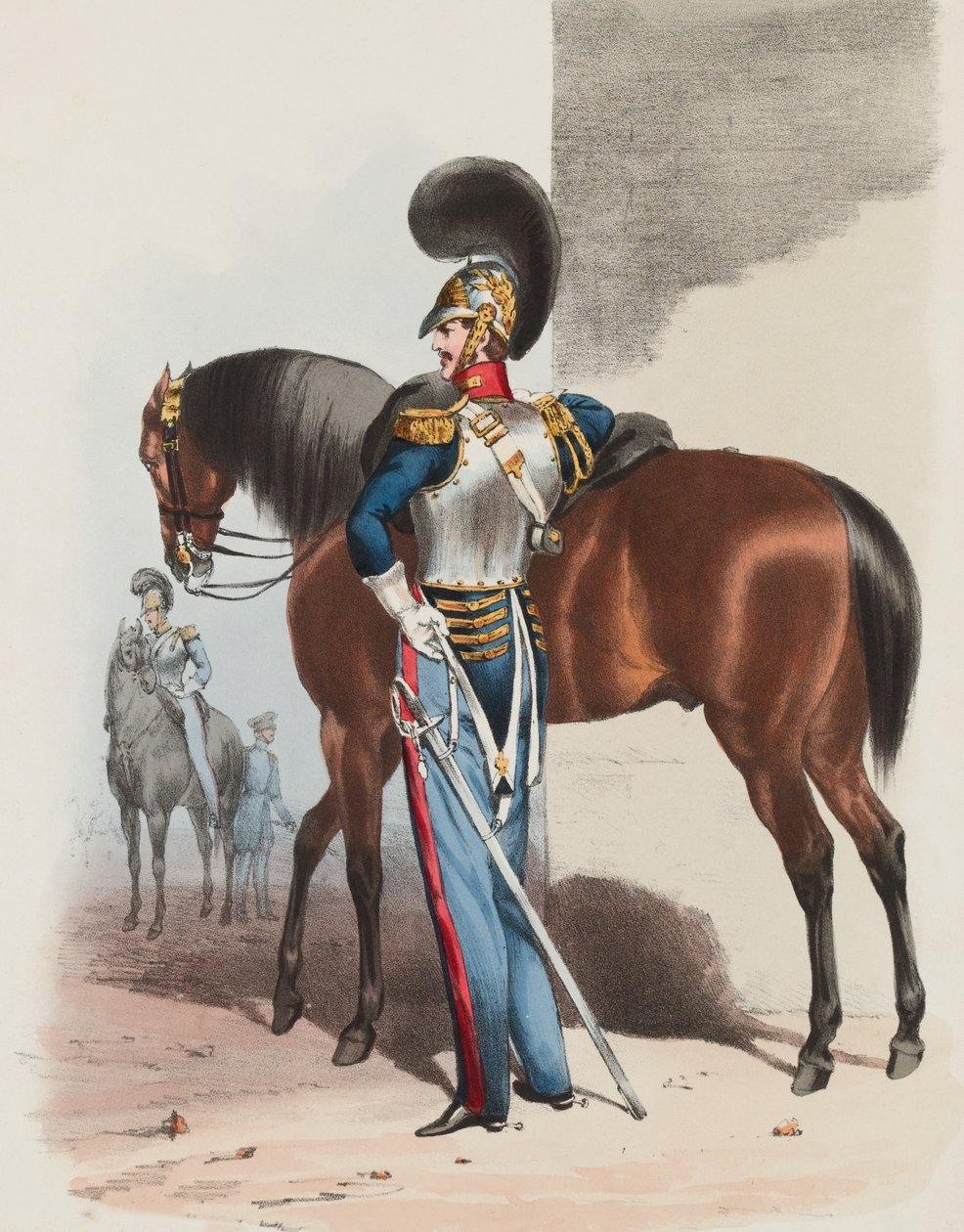 Guardie a Cavallo Reali, Ufficiale da Edward (after) Hull