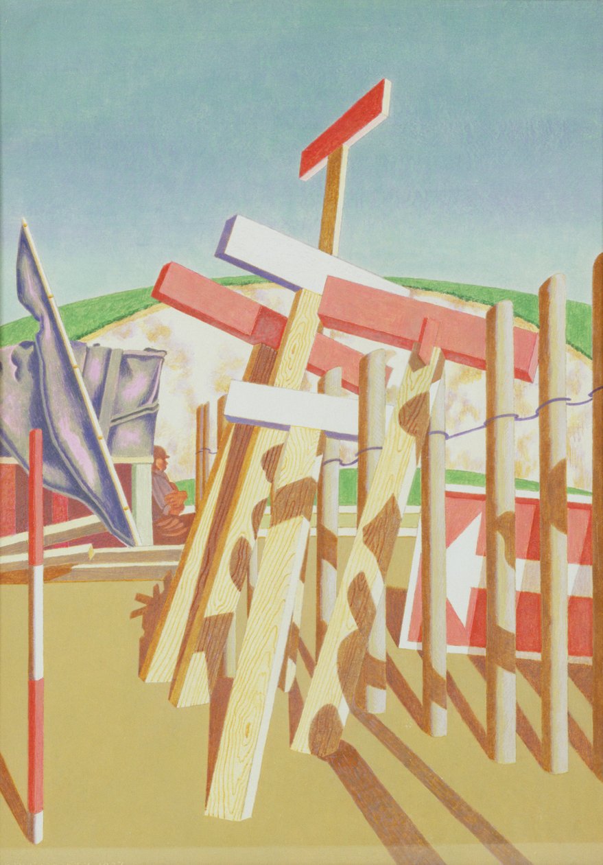 Una strada secondaria del Sussex da Edward Alexander Wadsworth