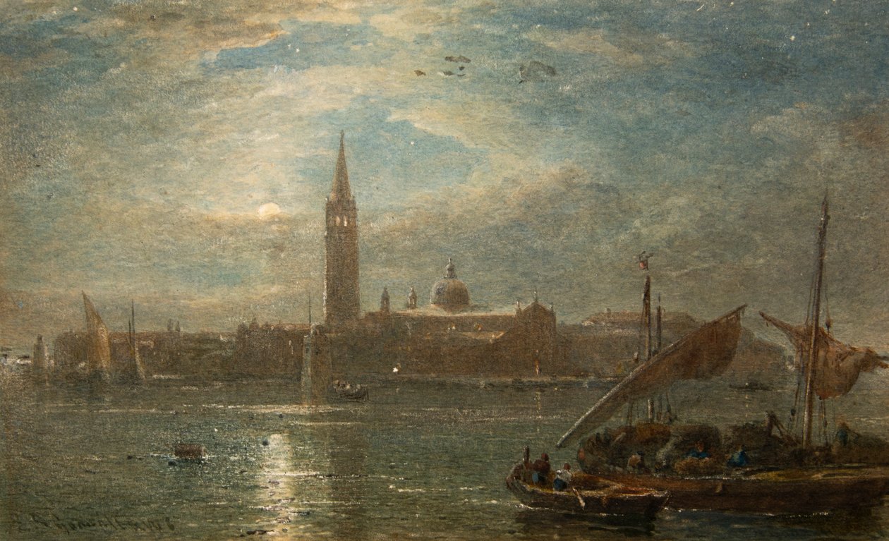 San Giorgio al chiaro di luna, Venezia da Edward Angelo Goodall