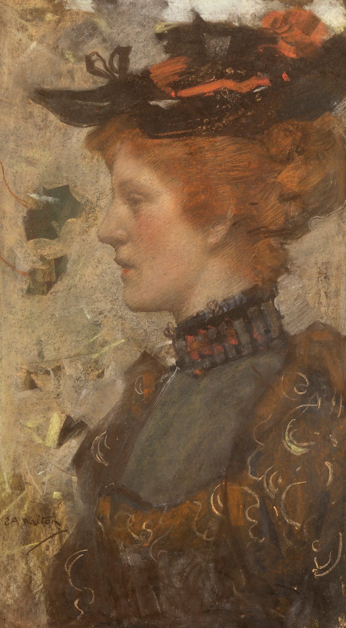 Ritratto di Miss Elizabeth D. Reid da Edward Arthur Walton