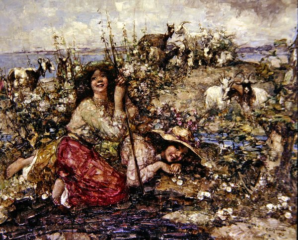 Dove cantano le allodole e chiamano gli uccelli marini da Edward Atkinson Hornel