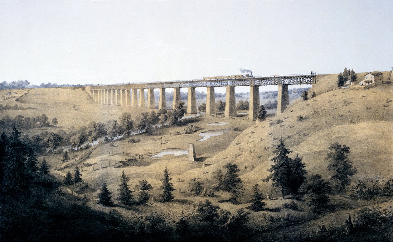 Il ponte alto vicino a Farmville, contea di Prince Edward, da 