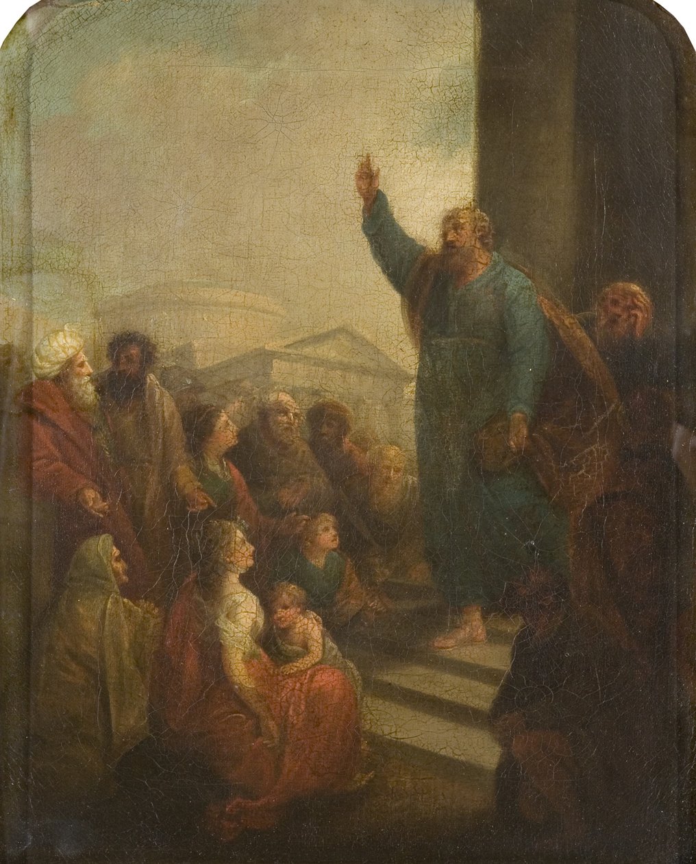 San Paolo che predica ad Atene (studio per, o replica ridotta della pala d
