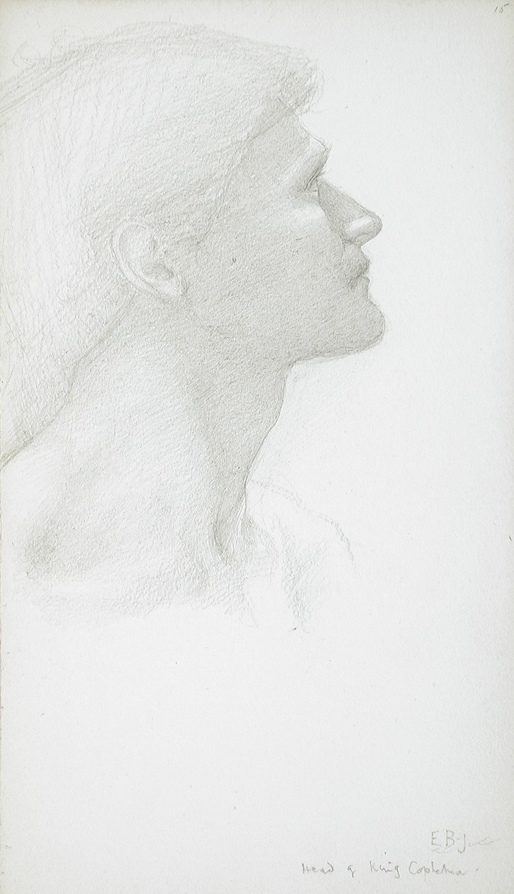Testa di uomo da Edward Burne-Jones