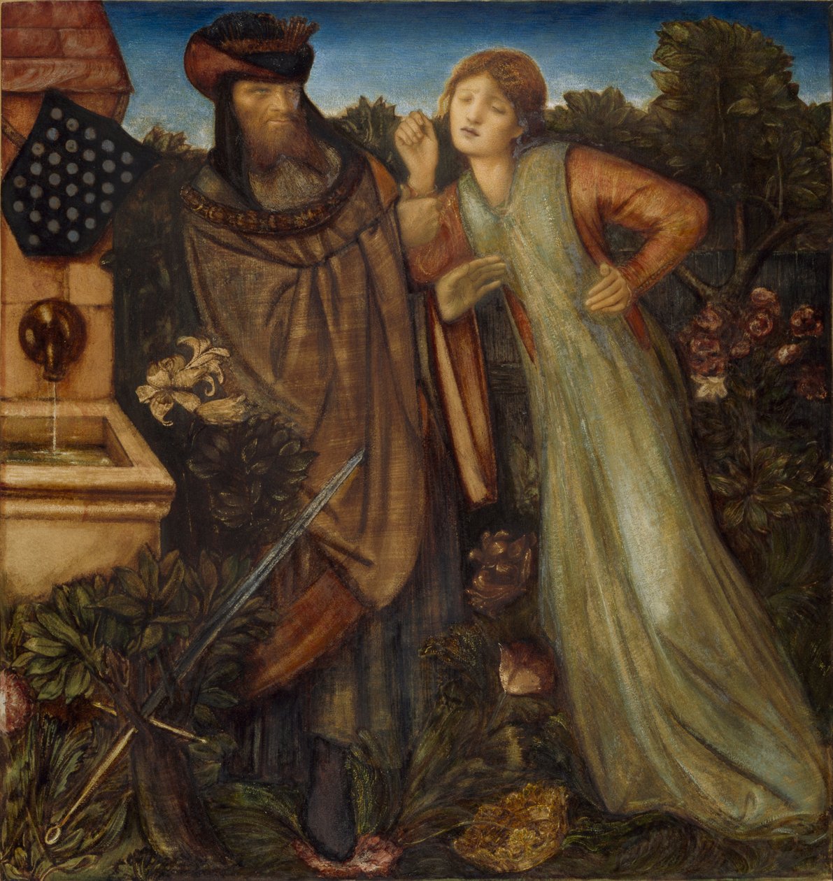 Re Marco e la bella Isotta da Edward Burne-Jones