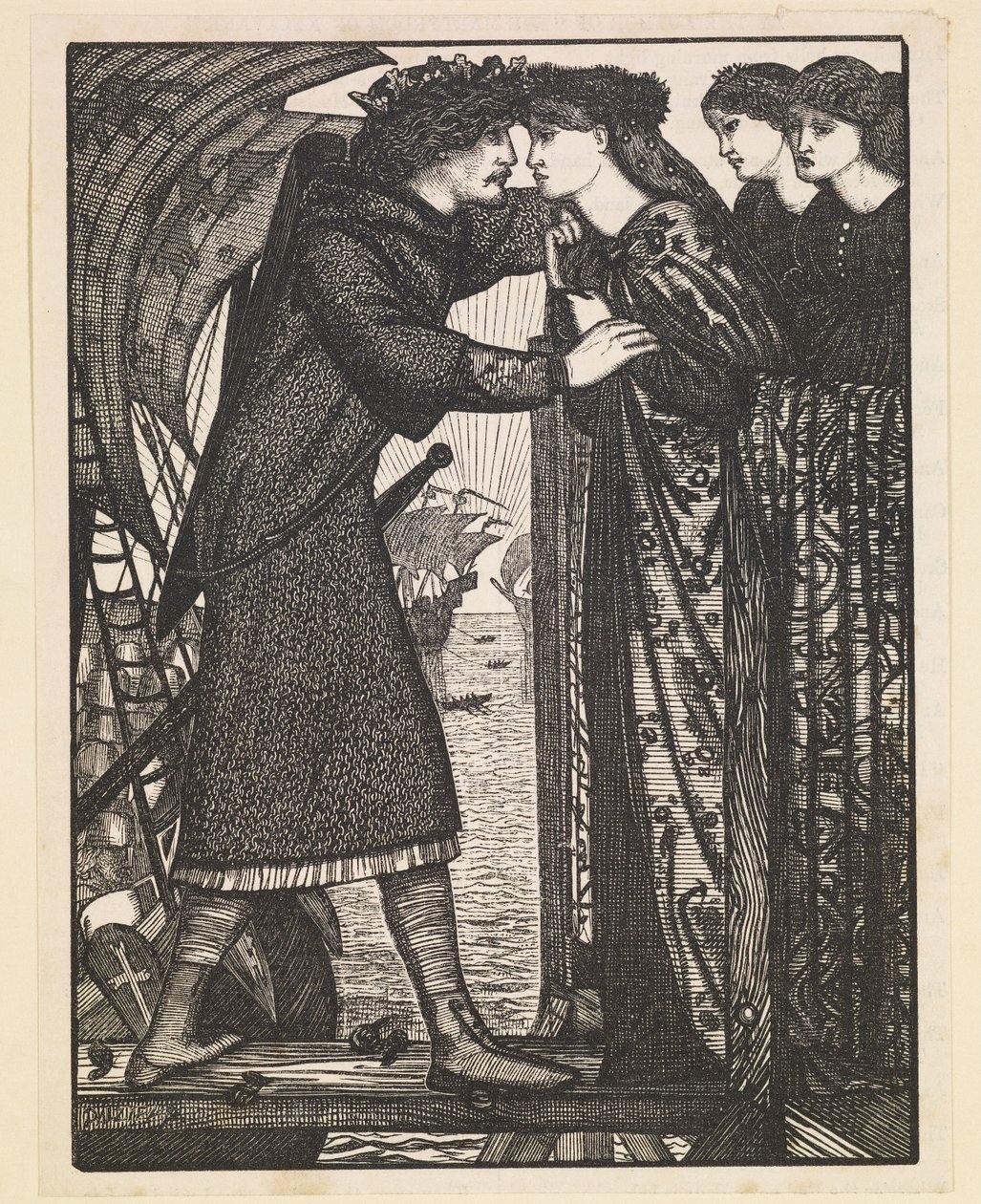 Re Sigurd il Crociato - Una saga norrena da Edward Burne Jones