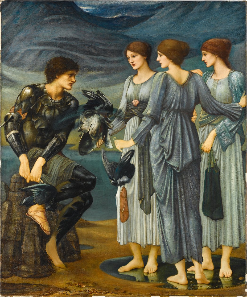 Perseo e le ninfe marine da Edward Burne-Jones