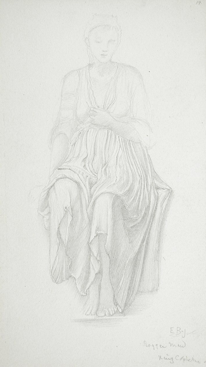 Donna seduta da Edward Burne-Jones