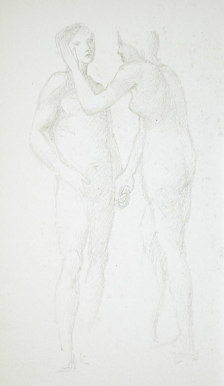 Due nudi femminili da Edward Burne-Jones