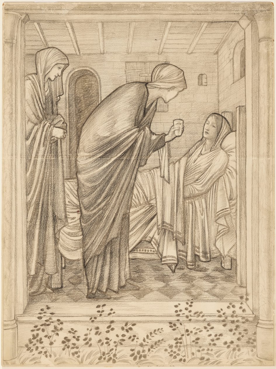 Visitare i malati da Edward Burne-Jones