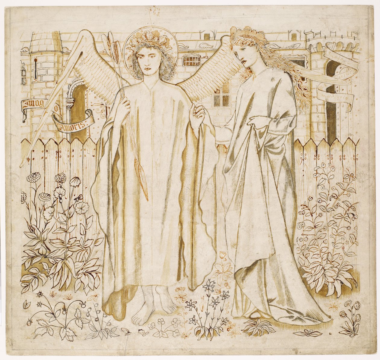 La leggenda delle donne eccellenti di Chaucer - Amore e Alcesti da Edward Burne Jones