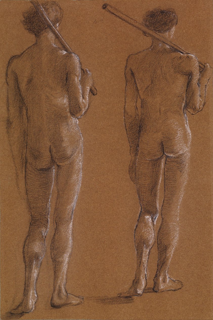 Serie di San Giorgio - Nudo maschile - Studi di due soldati per 
