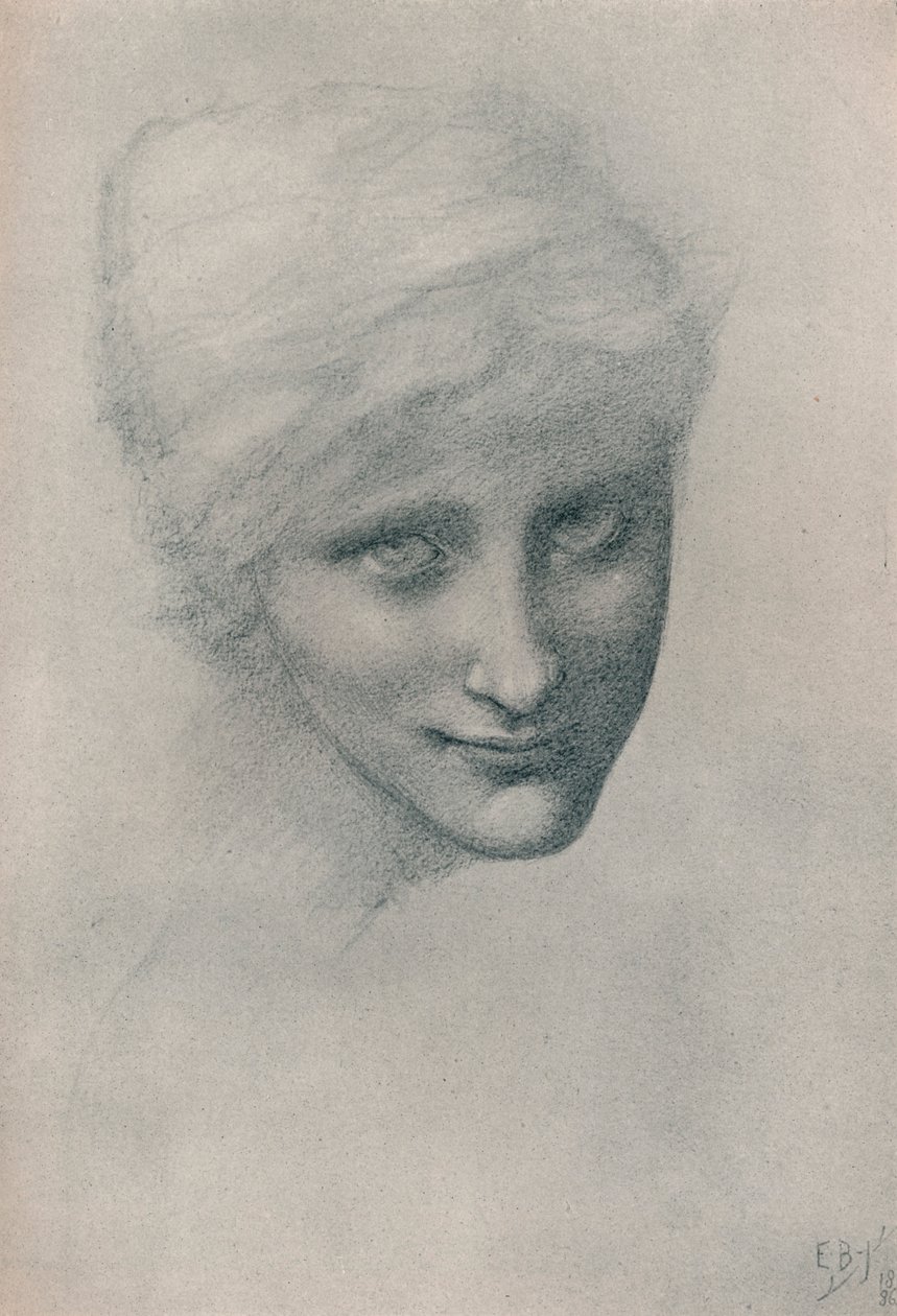 Studio della Sirena, Nelle Profondità del Mare da Edward Burne Jones