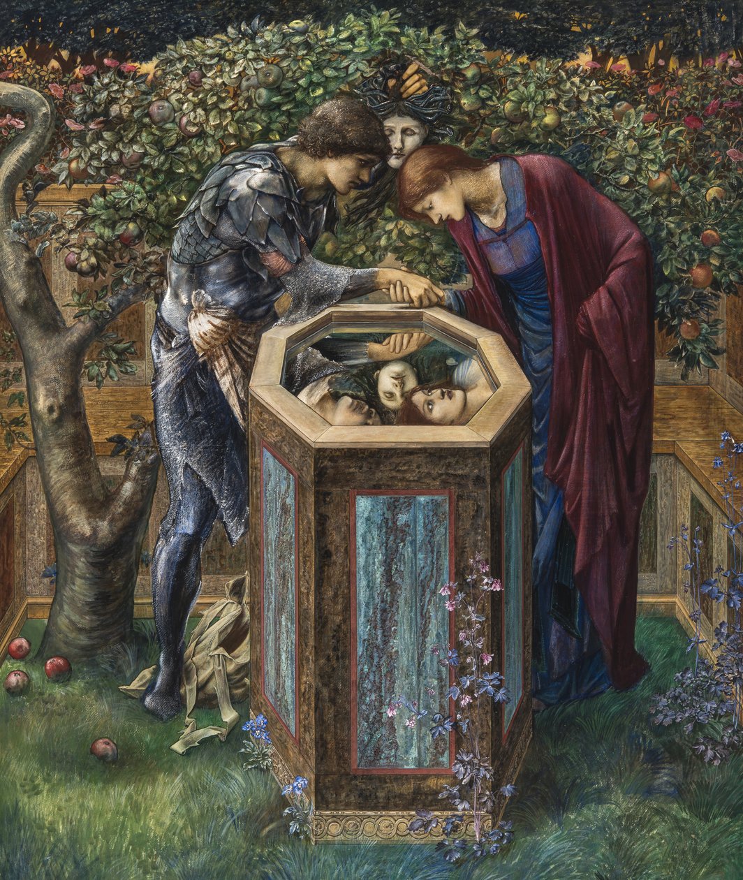 La testa funesta, c.1876 da Edward Burne Jones