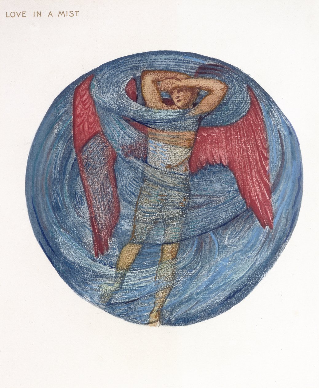 Il Libro dei Fiori: I. Amore in un Velo, 1905 da Edward Burne Jones