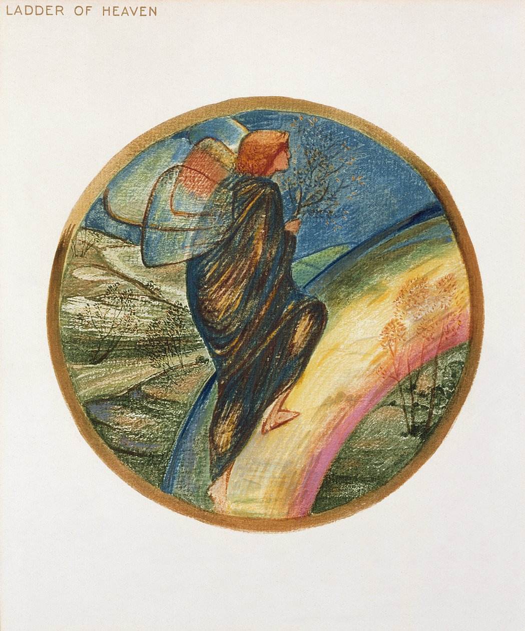 Il libro dei fiori: XII. Scala del cielo, 1905 da Edward Burne-Jones