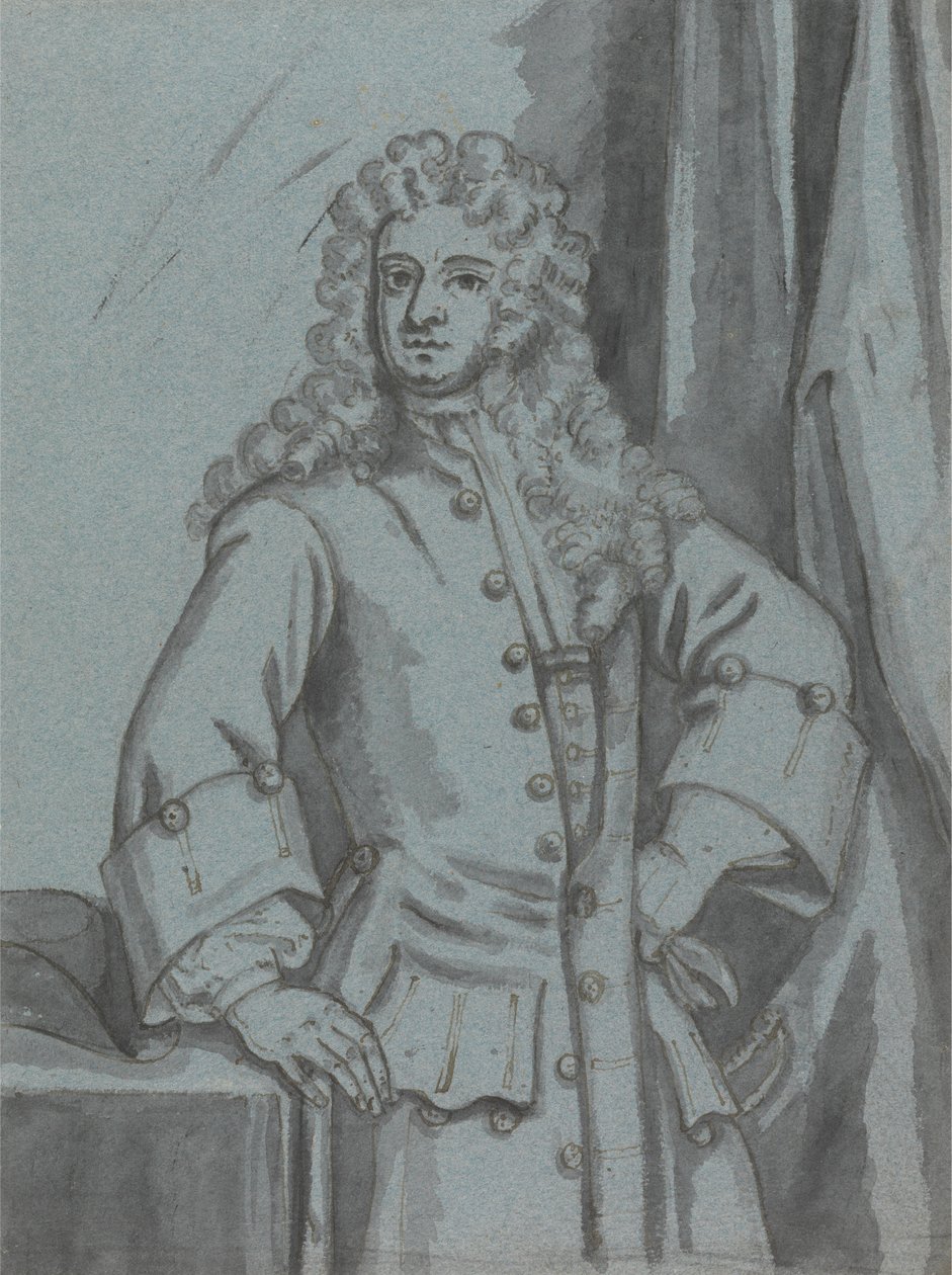 Un Gentiluomo, che Indossa un Cappotto Lungo con Grandi Polsini da Edward Byng