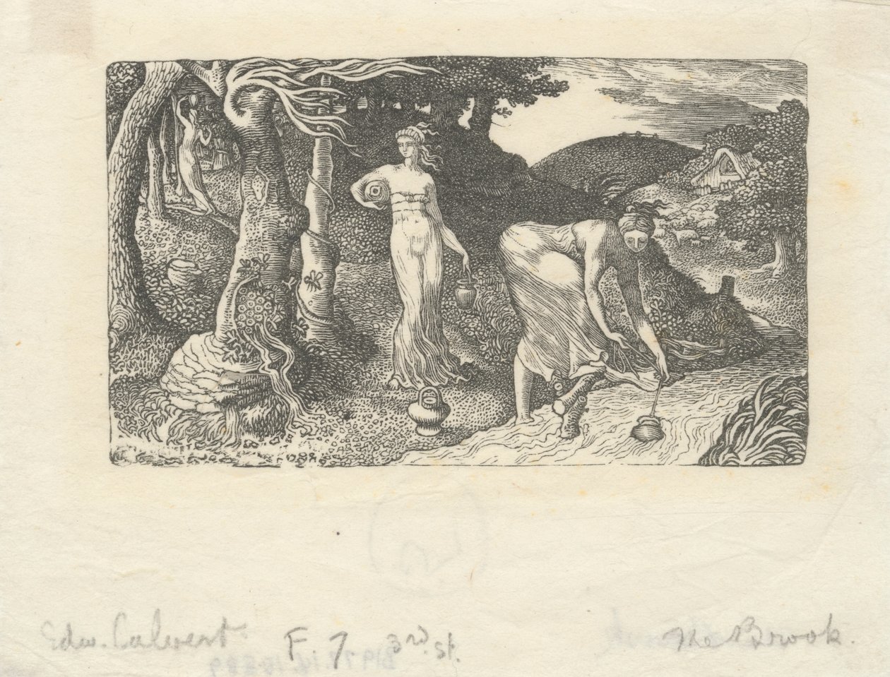 Il ruscello da Edward Calvert