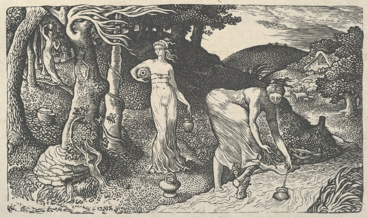Il Ruscello, 1829 da Edward Calvert