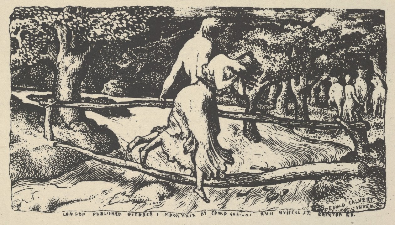 Il diluvio, 1904 da Edward Calvert