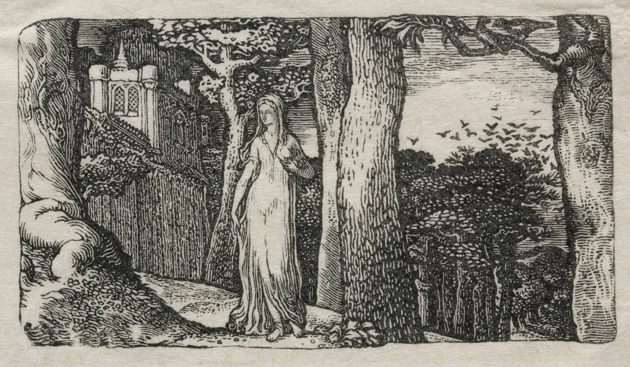 La signora e le torri, 1829 da Edward Calvert