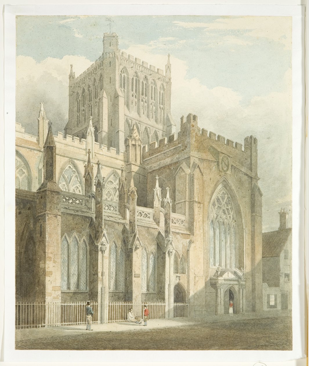 Vista nord della cattedrale di Bristol da Edward Cashin