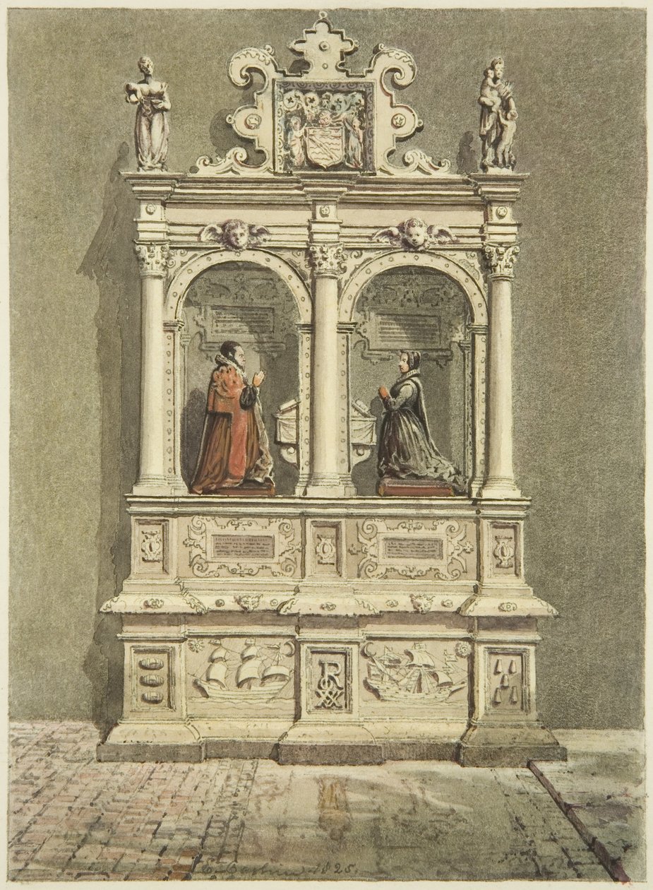 Monumento di Robert Aldworth nella Chiesa di San Pietro da Edward Cashin