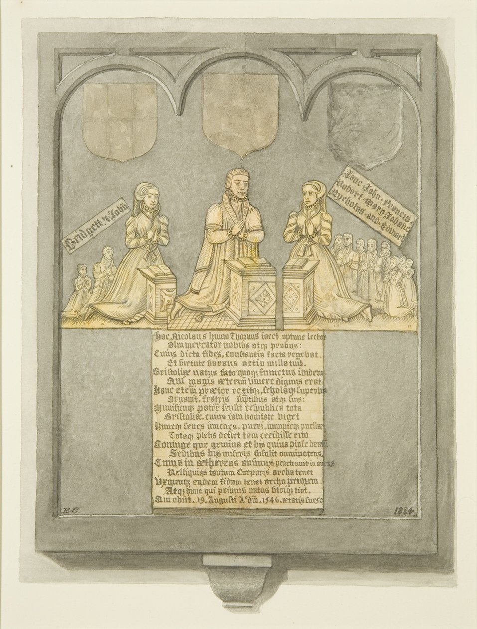 Ottone monumentale di Thorne nella Chiesa di San Werburgh da Edward Cashin