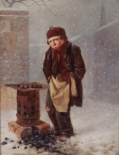 Il venditore di castagne da Edward Charles Barnes