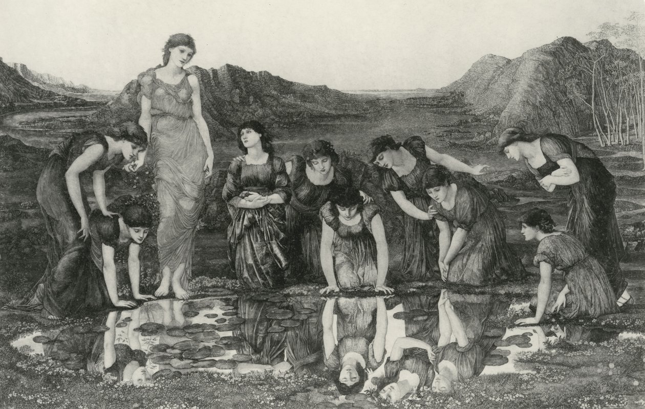Lo Specchio di Venere da Edward Coley (after) Burne Jones