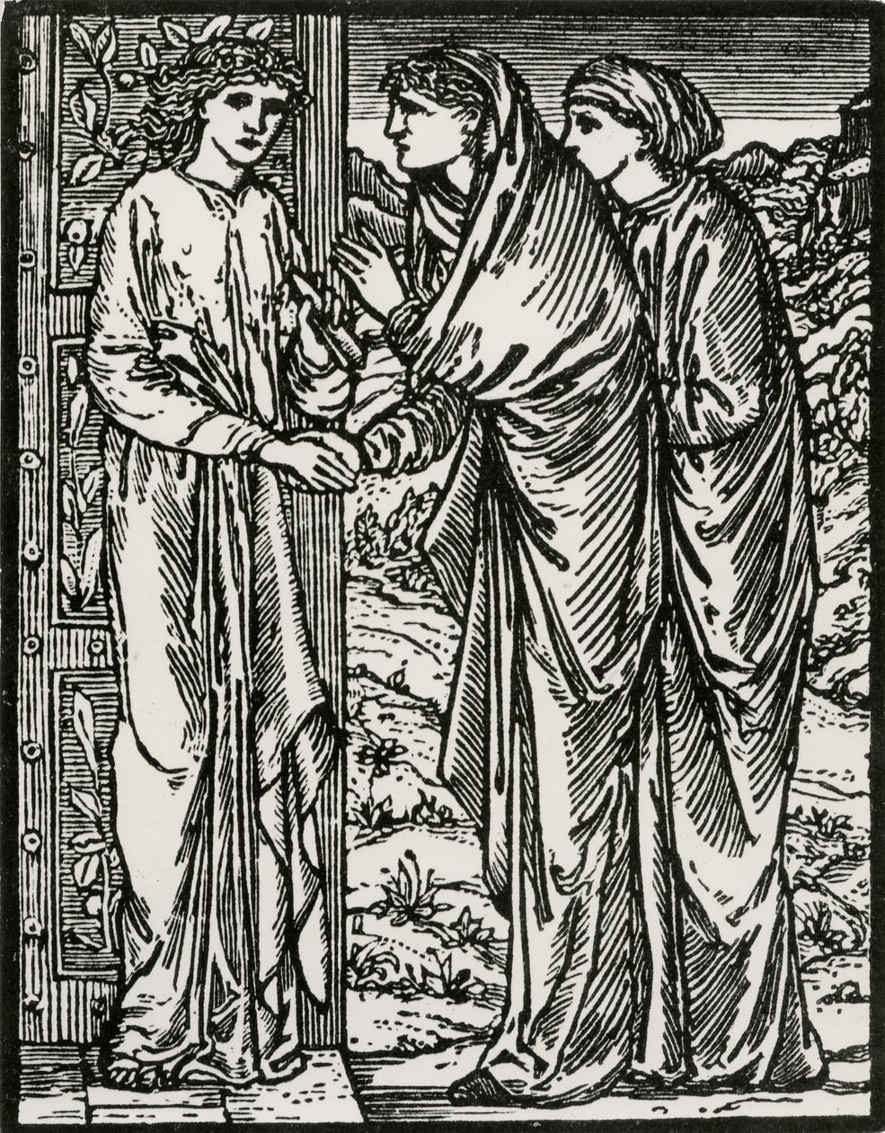 Seconda Visita da Edward Coley (after) Burne Jones