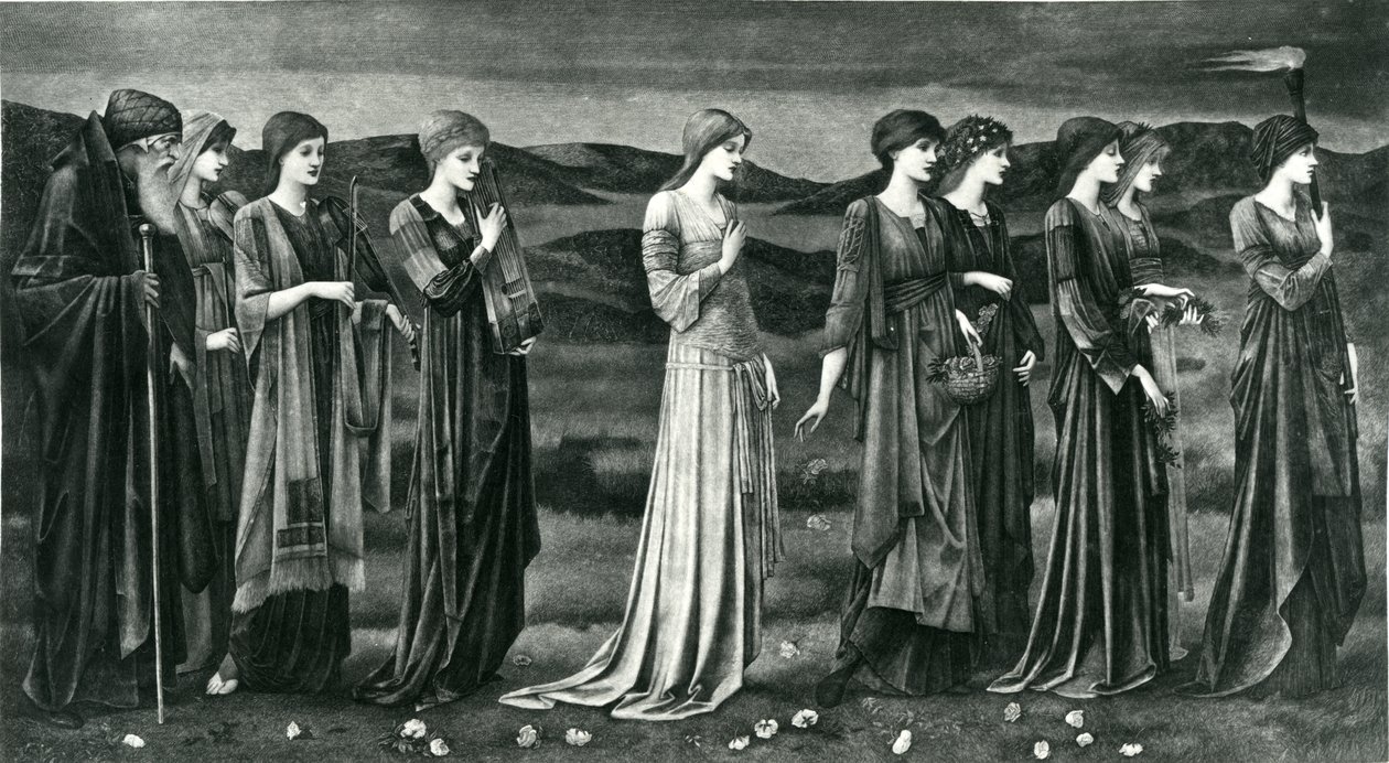 Il Matrimonio di Psiche da Edward Coley (after) Burne Jones
