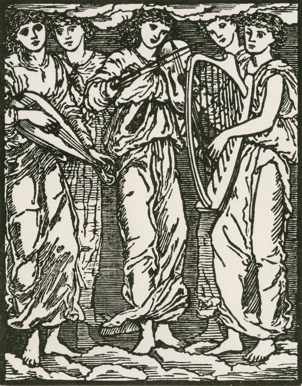 Senza titolo da Edward Coley (after) Burne Jones
