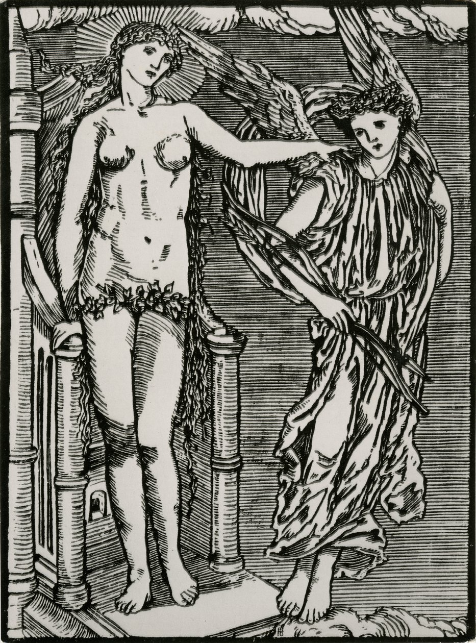 Venere invia Cupido a Psiche da Edward Coley (after) Burne Jones