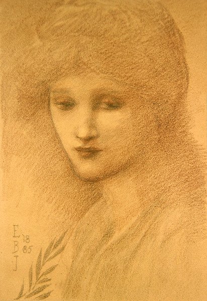 Ritratto di Laura Littleton da Edward Coley Burne Jones