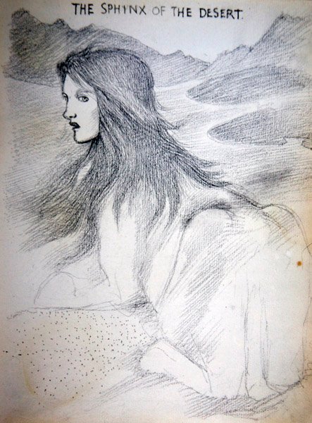 Sfinge del Deserto da Edward Coley Burne-Jones