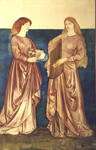 Santa Dorotea e Santa Cecilia da Edward Coley Burne Jones