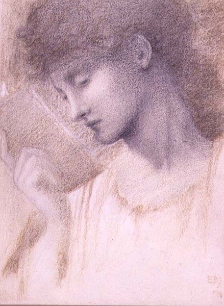 Studio di una testa da Edward Coley Burne Jones