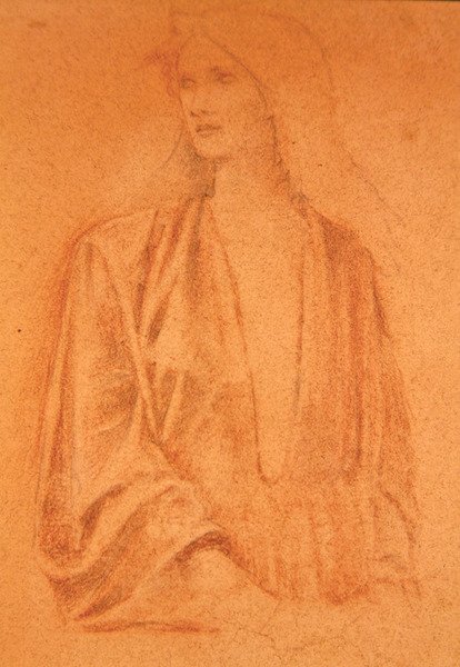 Studio di una ragazza da Edward Coley Burne Jones