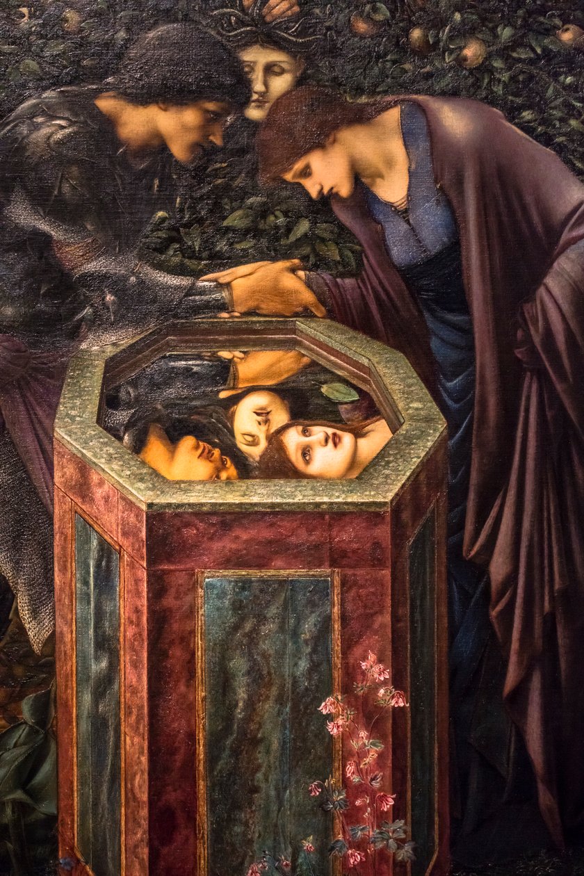 La testa balea - La Tête funeste da Edward Coley Burne-Jones