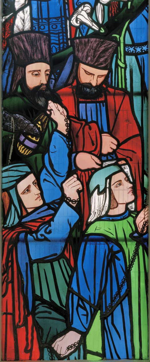 Dettaglio dalla Processione di Salomone e la Regina di Saba da Edward Burne Jones