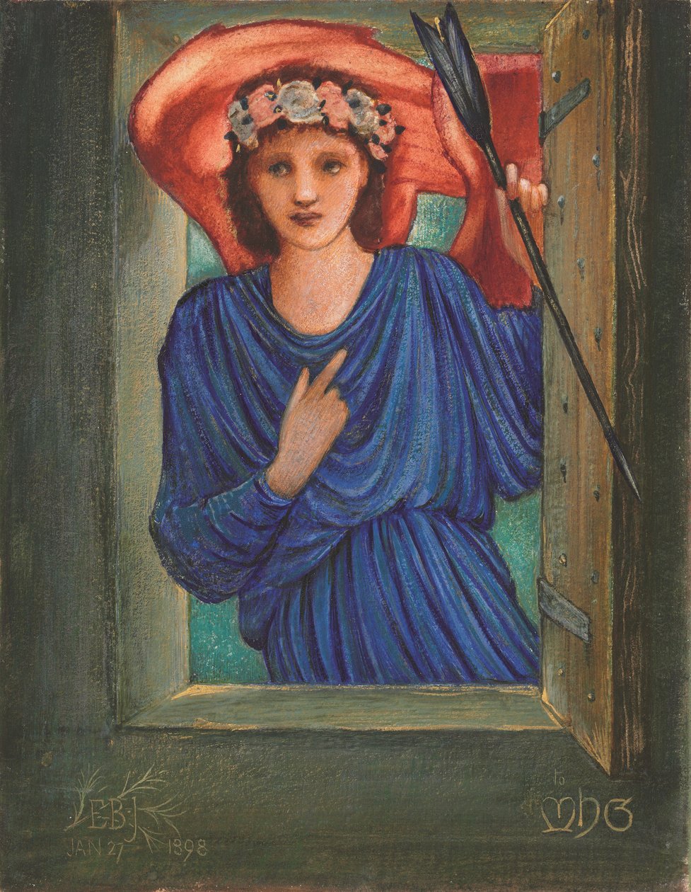 Amore alla finestra da Edward Coley Burne Jones