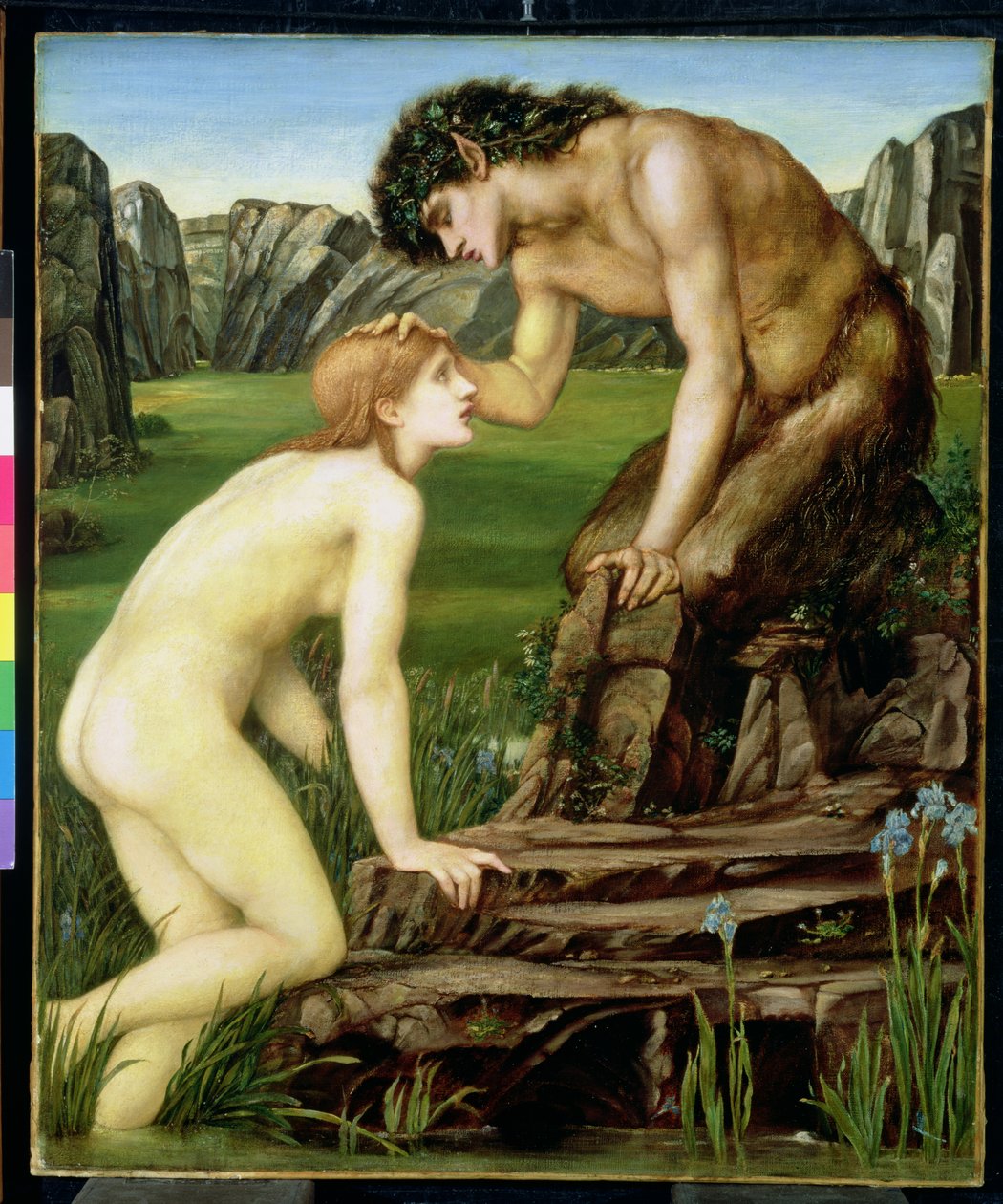 Pan e Psiche da Edward Burne Jones