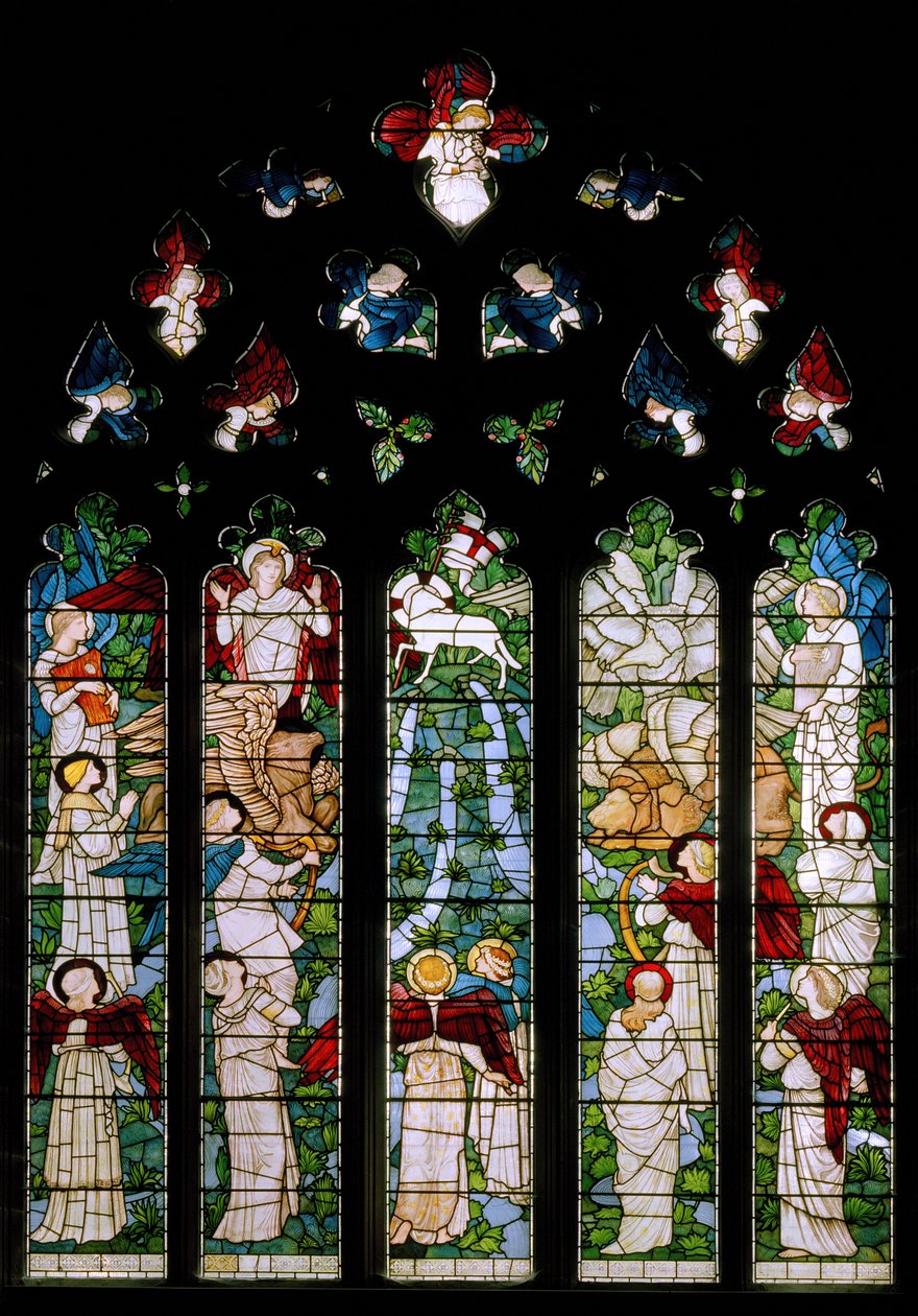 Fiumi del Paradiso, 1875 da Edward Burne Jones
