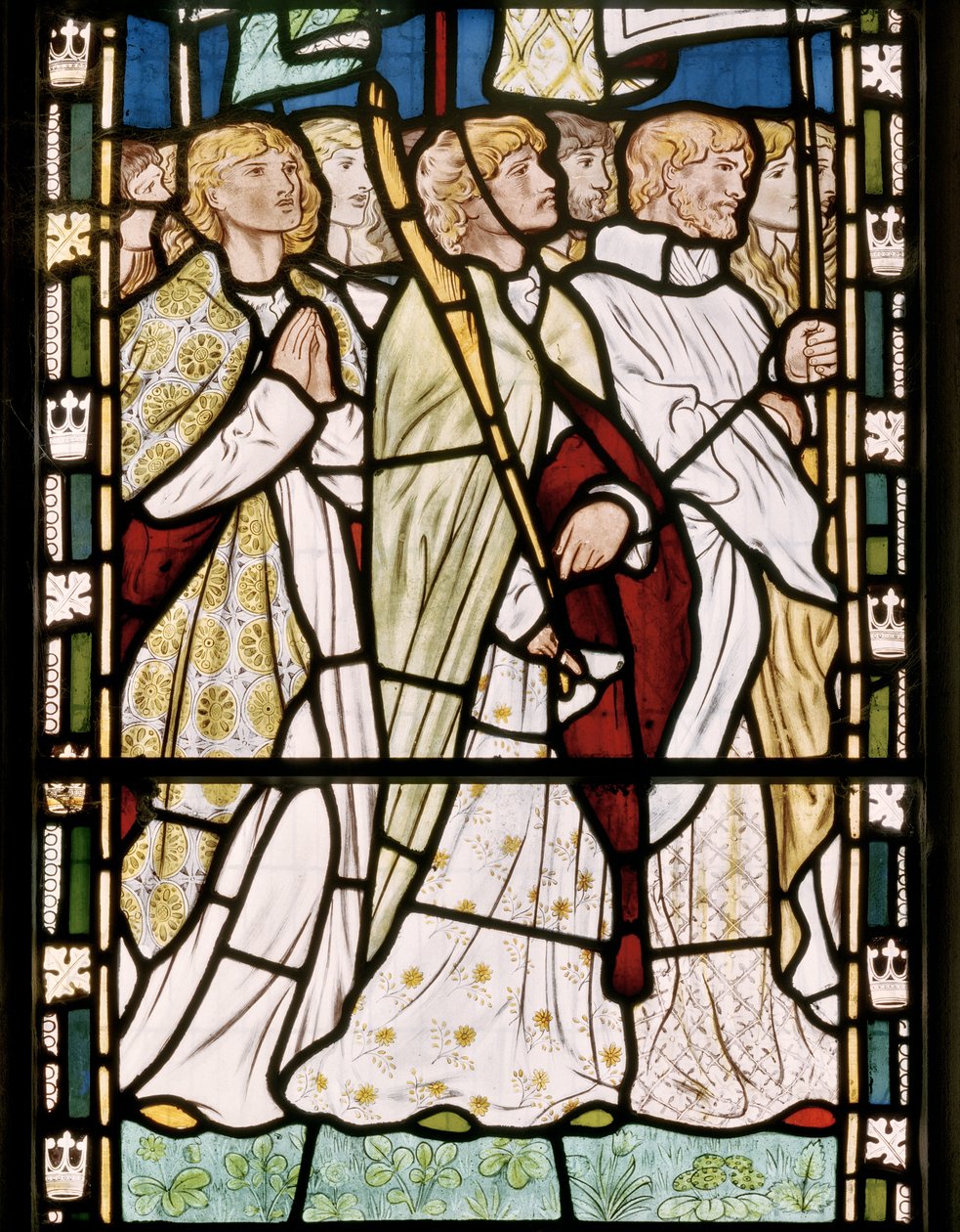 Santi con stendardi, 1865 da Edward Burne Jones