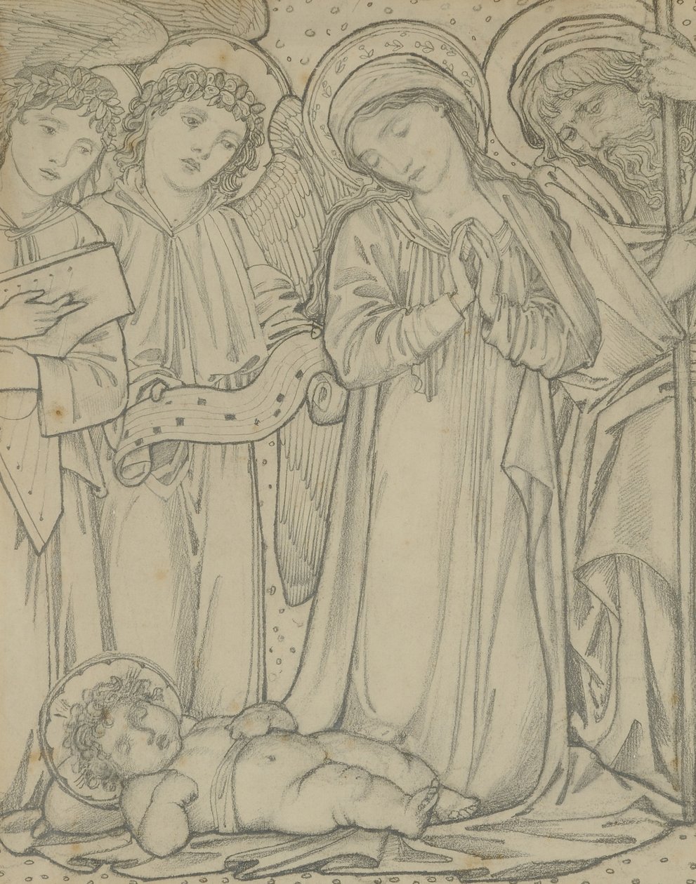 La Sacra Famiglia da Edward Burne Jones