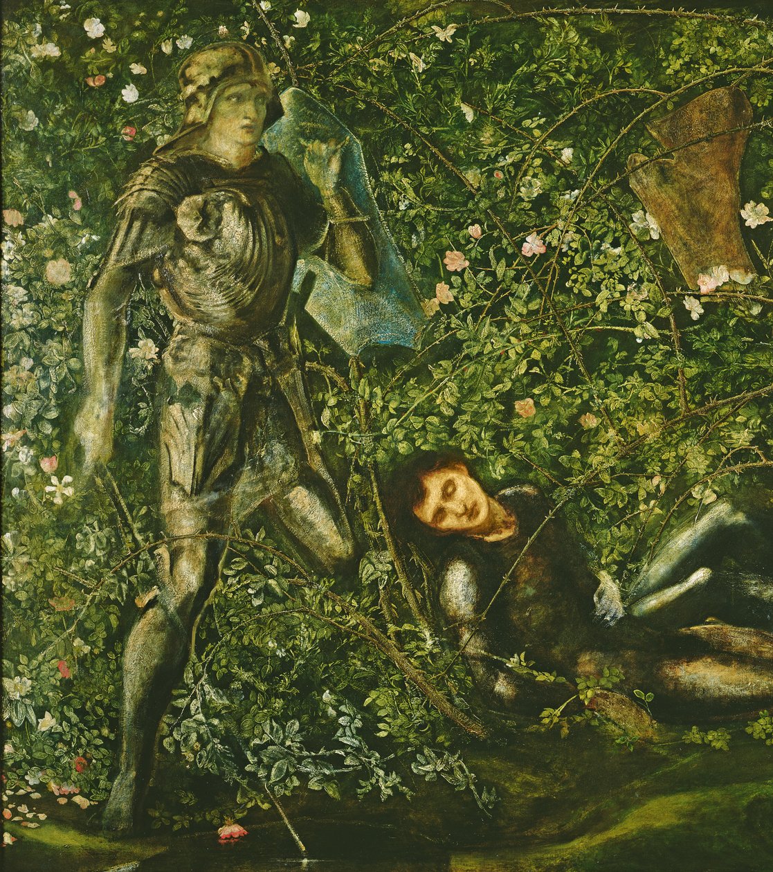 I cavalieri e la rosa spinosa, 1869 da Edward Burne Jones