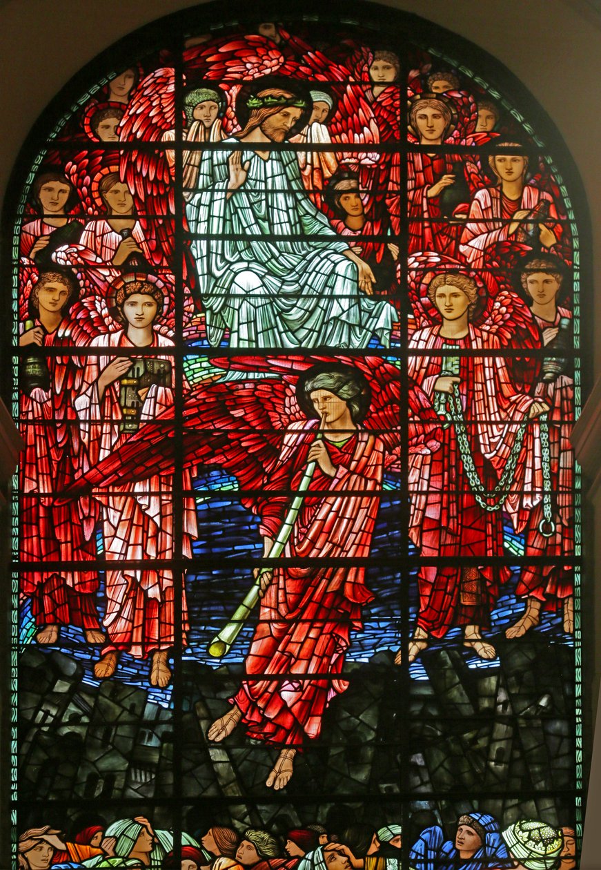 Il Giudizio Universale, 1885-1897 (vetrata) da Edward Burne Jones