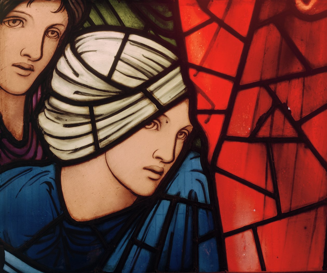 La finestra del Giudizio Universale (dettaglio) da Edward Burne Jones